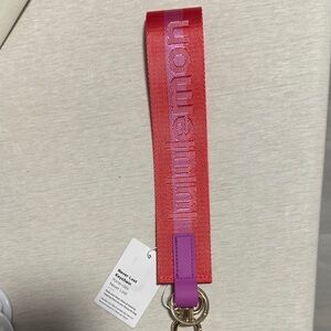 Lululemon Red and Purple Keychain